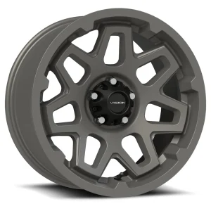 Vision Wheel HD – 416 SE7EN – Grey – 17″x7″ 0mm – All weather Wheels – 416VT7765SG0